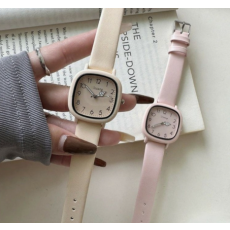 15928새거) 파스텔 스퀘어 사각 패션 여성 손목 시계