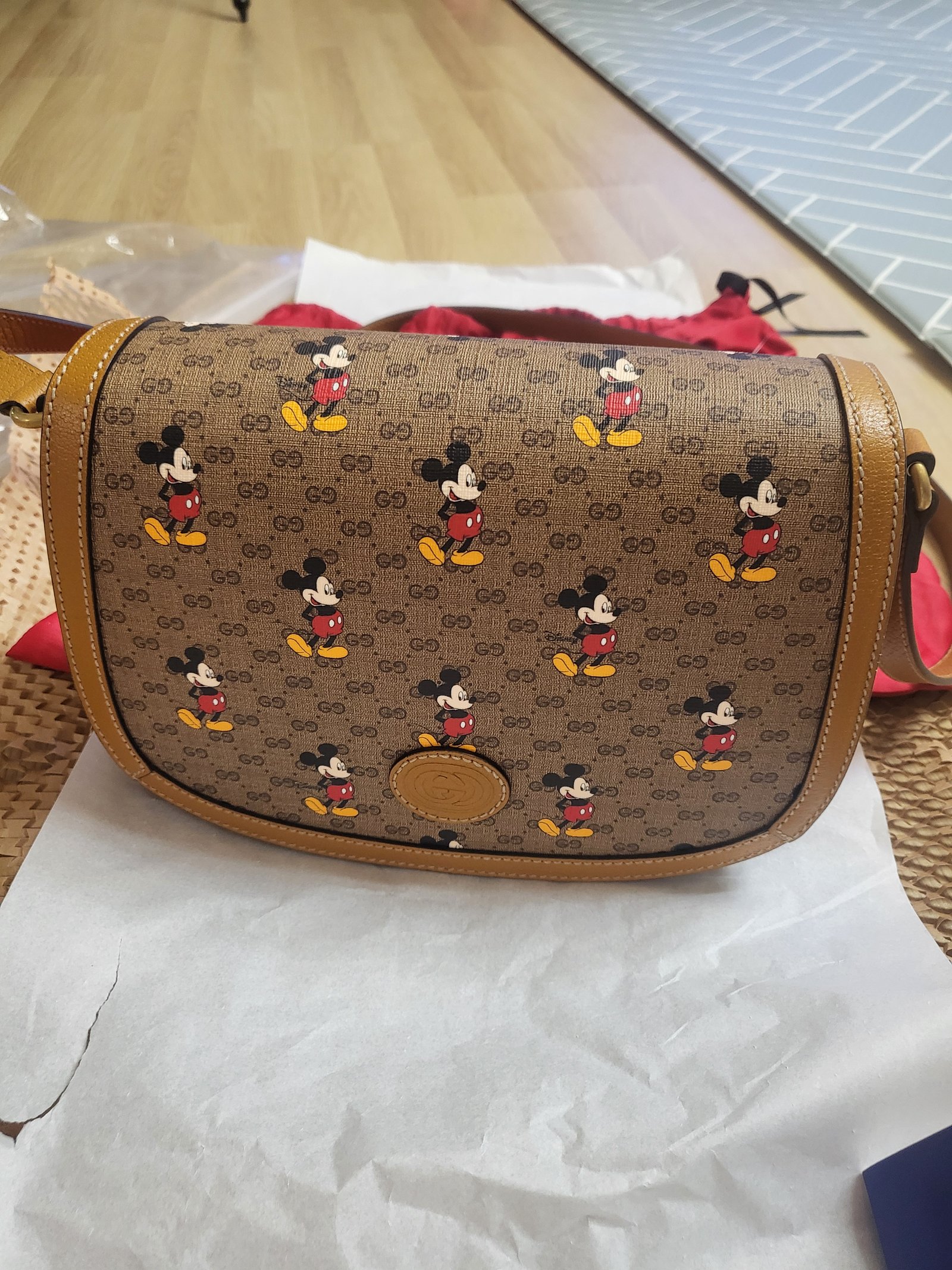 구찌(한정판)미키가방