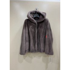 진도 휘메일 풀스킨 후드 밍크