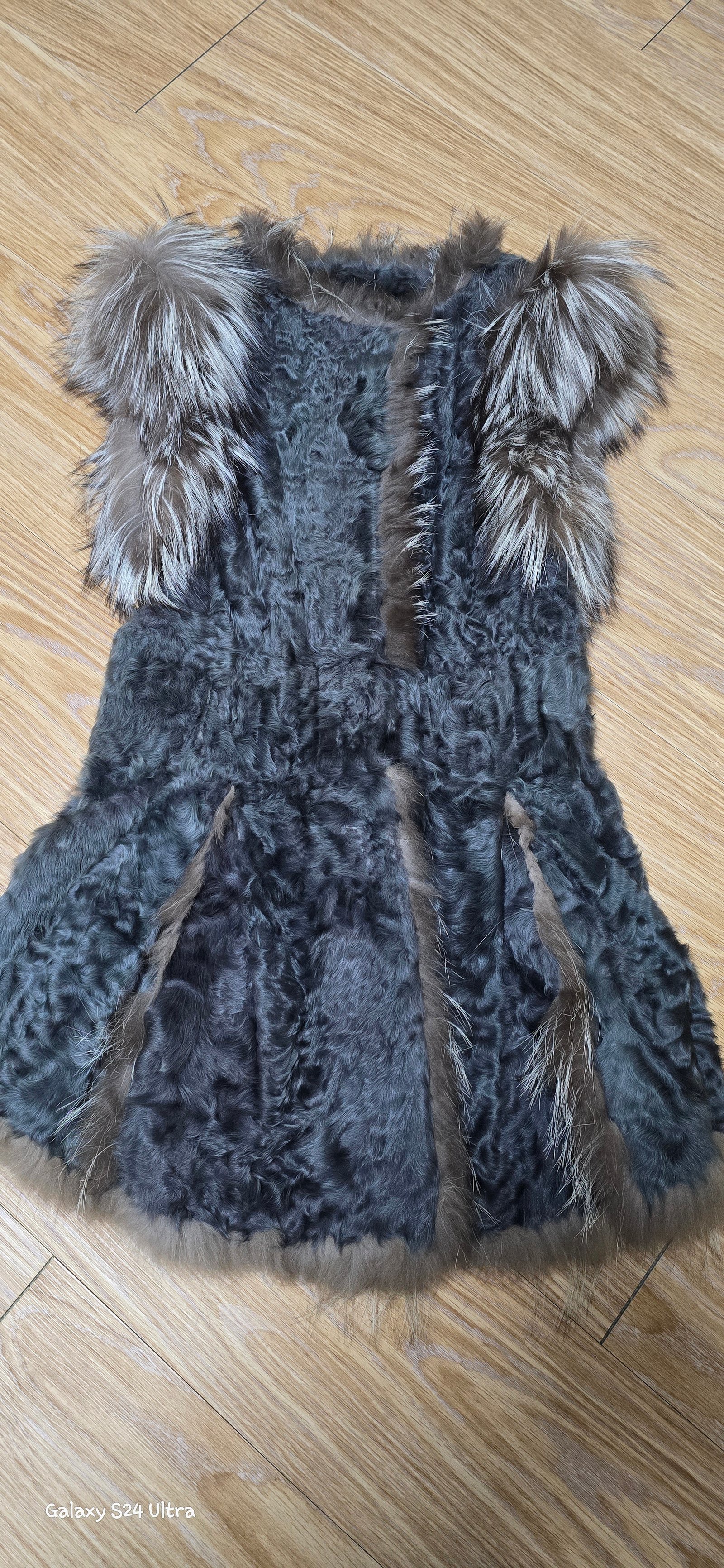 사바티에 밍크조끼 정품