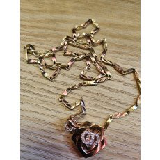 14k목걸이이 핑크.옐로우골드