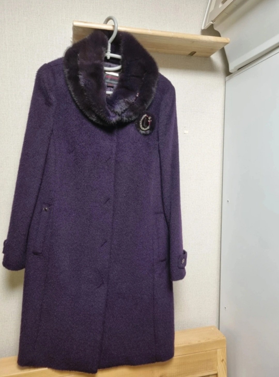 이동우컬렉션 천연모피 코트