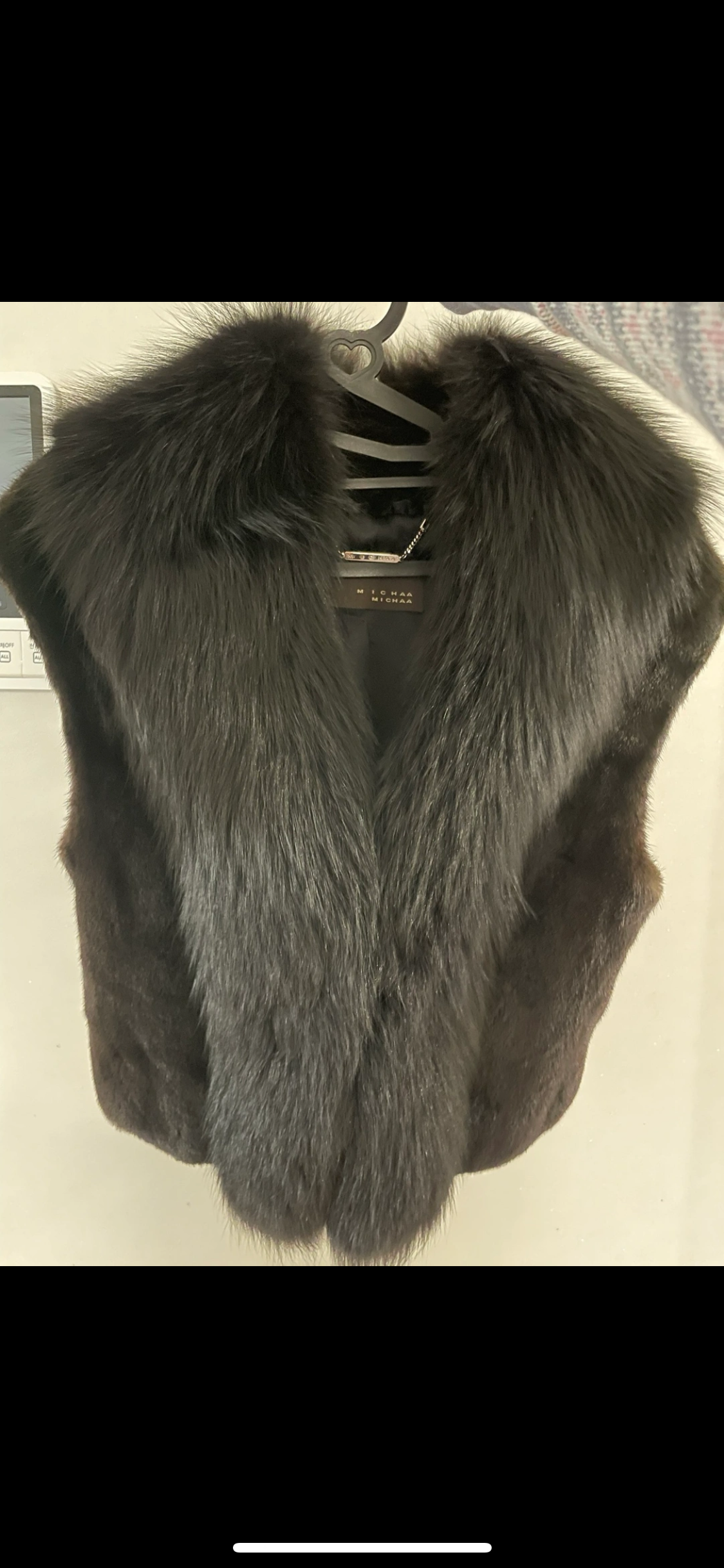 미샤밍크조끼 베스트