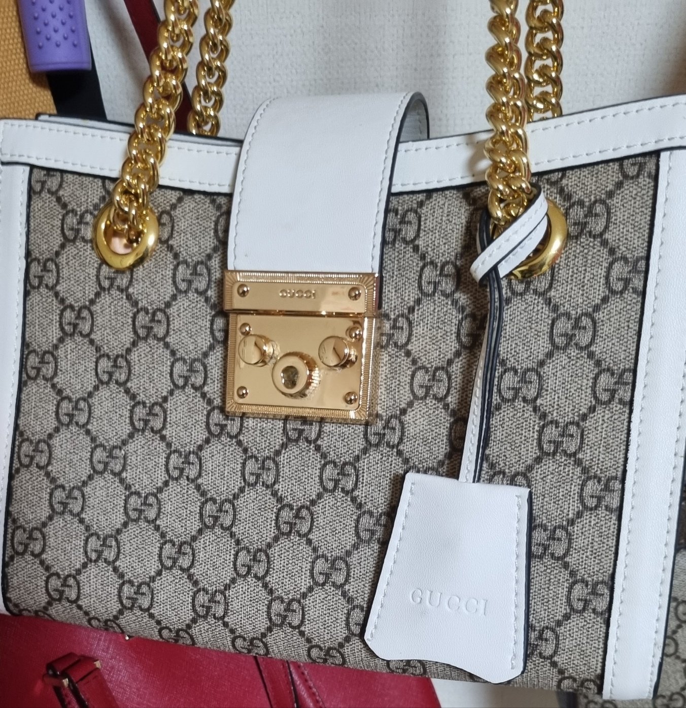 구찌 패드락 스몰숄더백