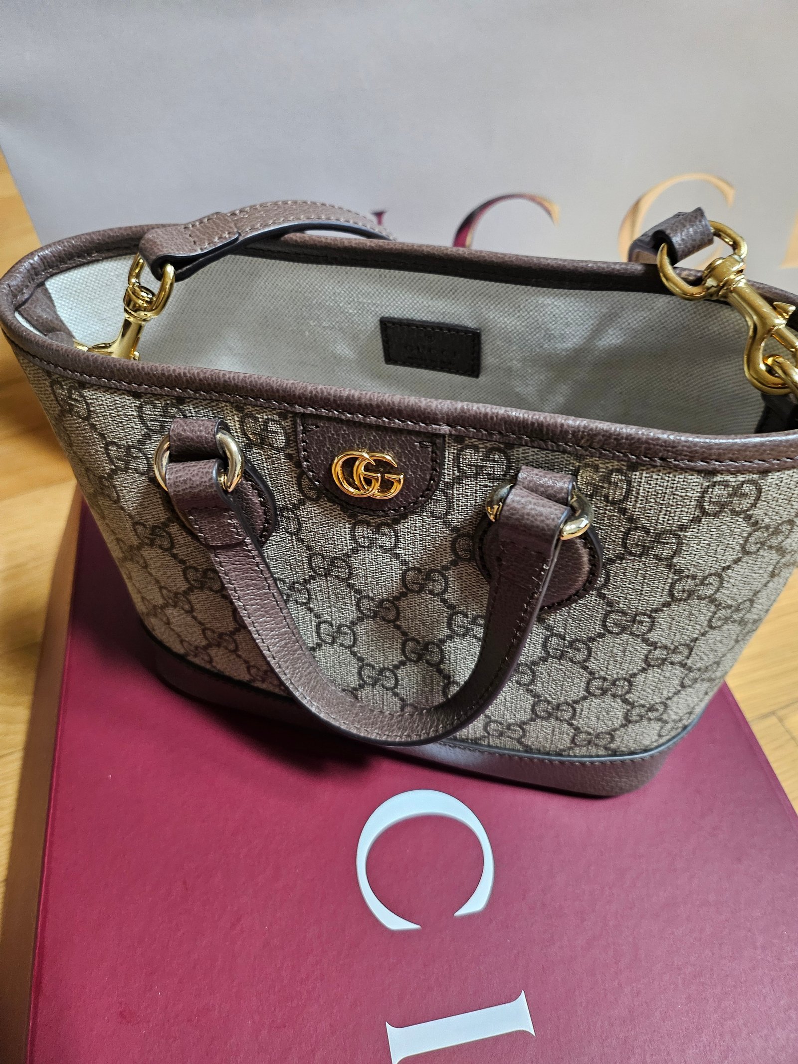 구찌오디피아미니토드백