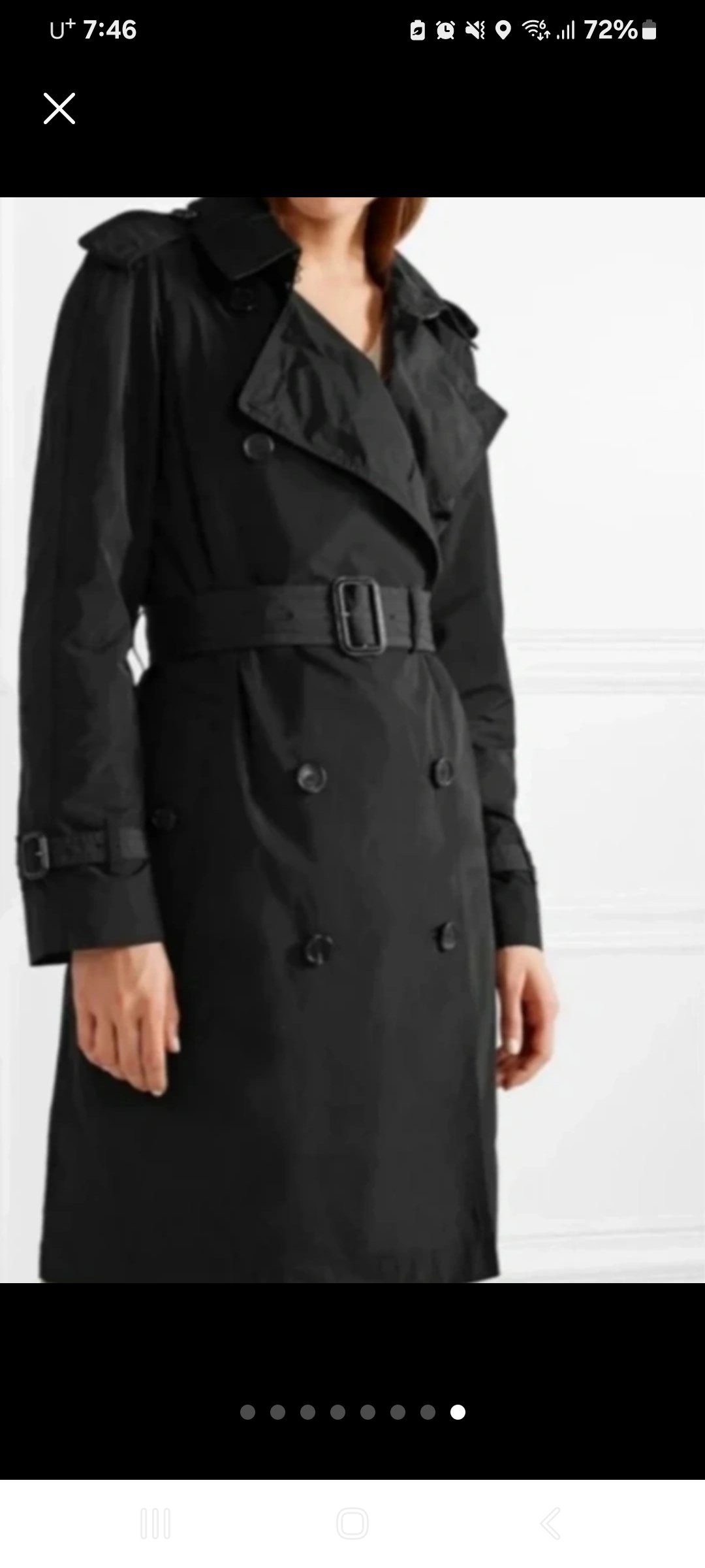 버버리 앰버포드 샤워프루프 트렌치코트 10사이즈