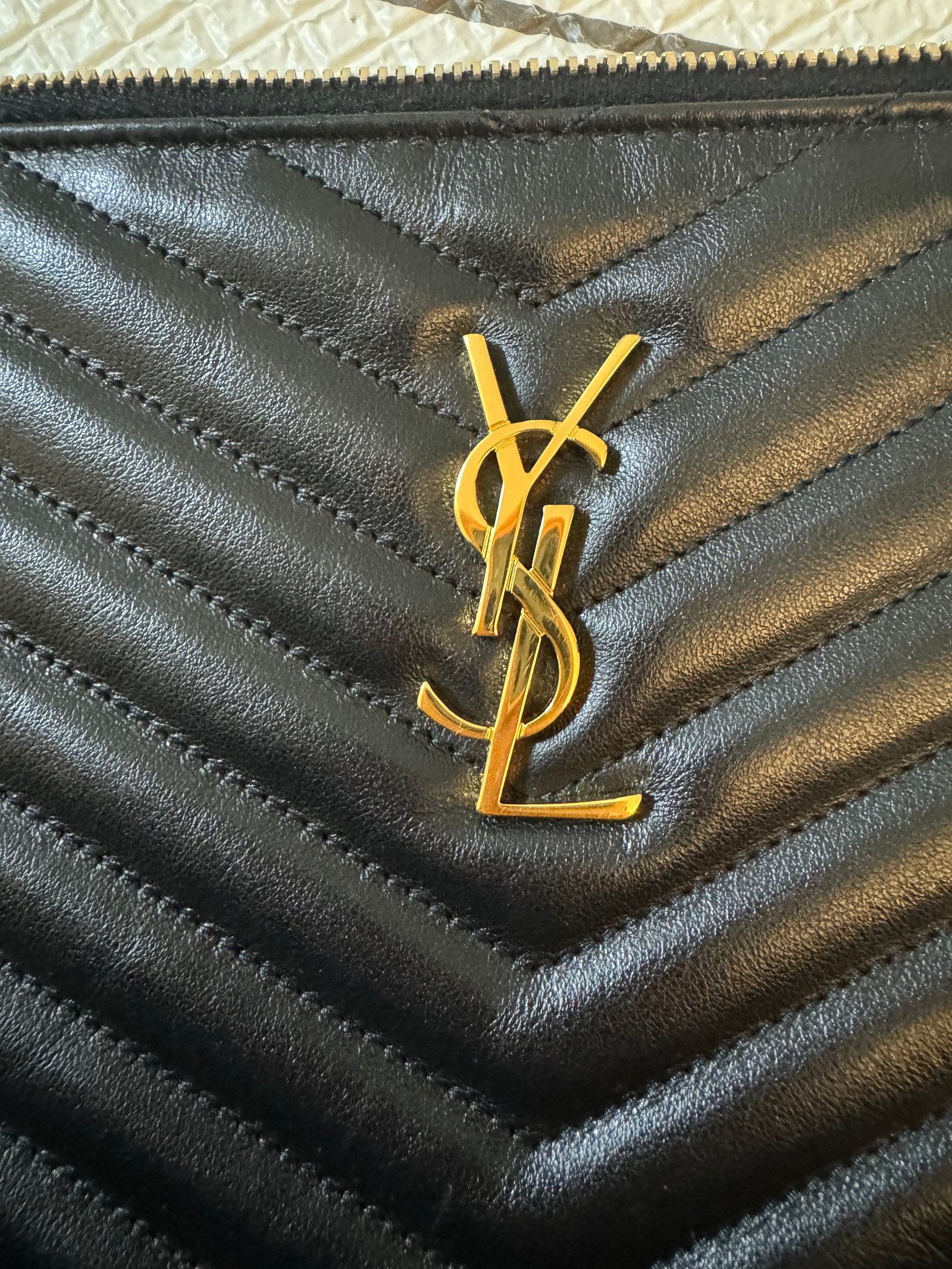 생로랑 블랙 클러치