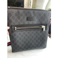 구찌GG수프림 메신저백 블랙